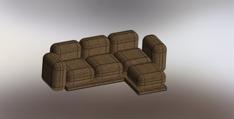 Couch design 3D मॉडल .c4d .max .obj .3ds .fbx .stl .blend 