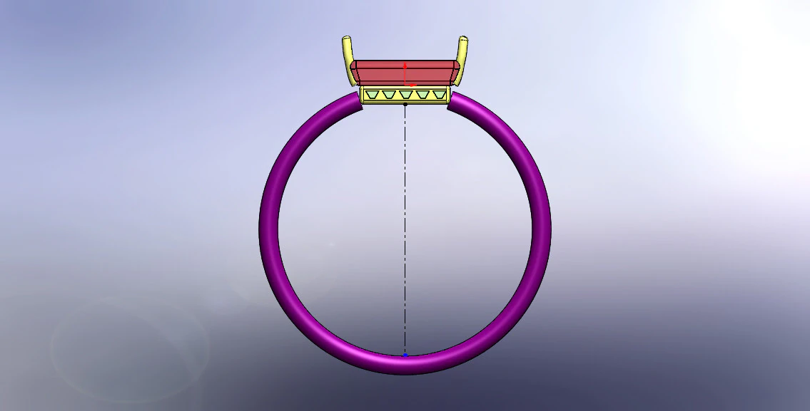 Diamond ring 3D Model .c4d .max .obj .3ds .fbx .stl .blend 