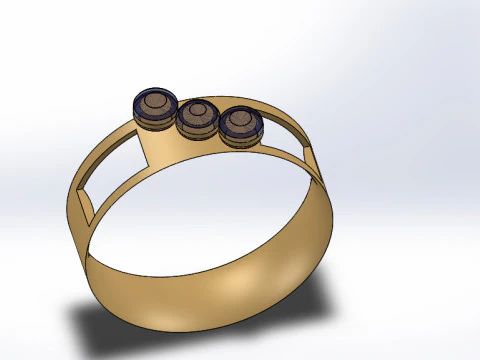 Ring collection 3D Model