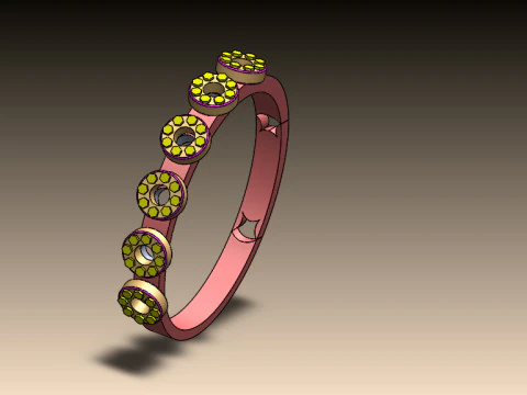 Ring collection 3D Model