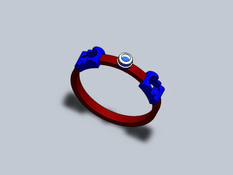 Ring collection 3D Model