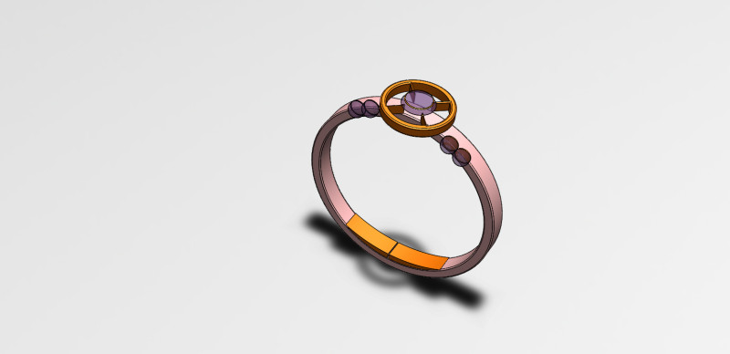Pack collection of 5 rings 3D 模型 .c4d .max .obj .3ds .fbx .stl .blend 