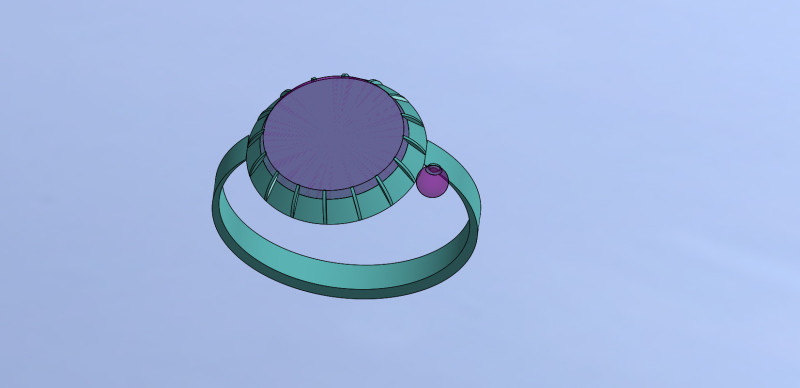 Ring design 3D Model .c4d .max .obj .3ds .fbx .stl .blend 