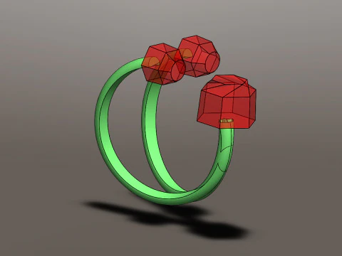 Дизайн великого кільця 3D Модель