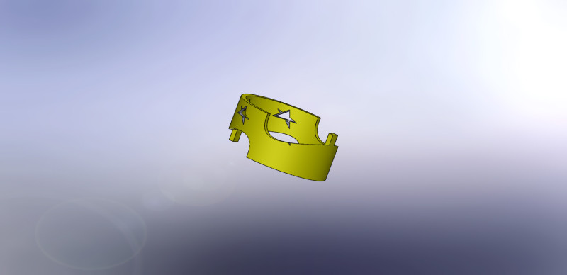 Ring design idea 2 3D Модель .c4d .max .obj .3ds .fbx .stl .blend 