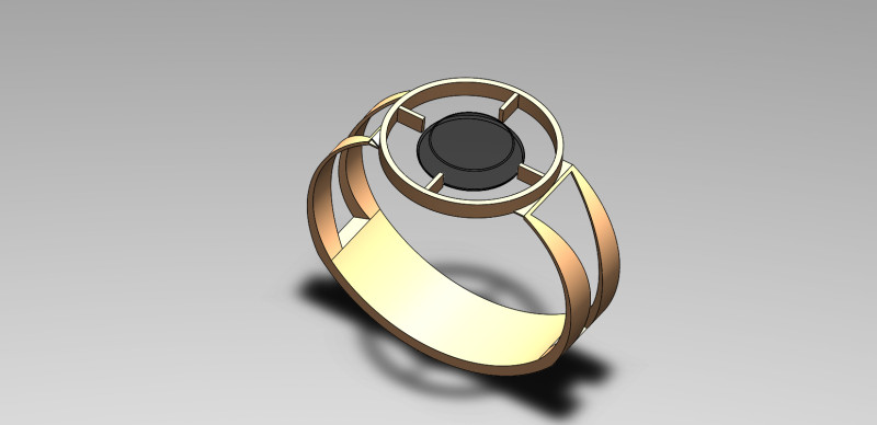 Ring design idea 4 3D Model .c4d .max .obj .3ds .fbx .stl .blend