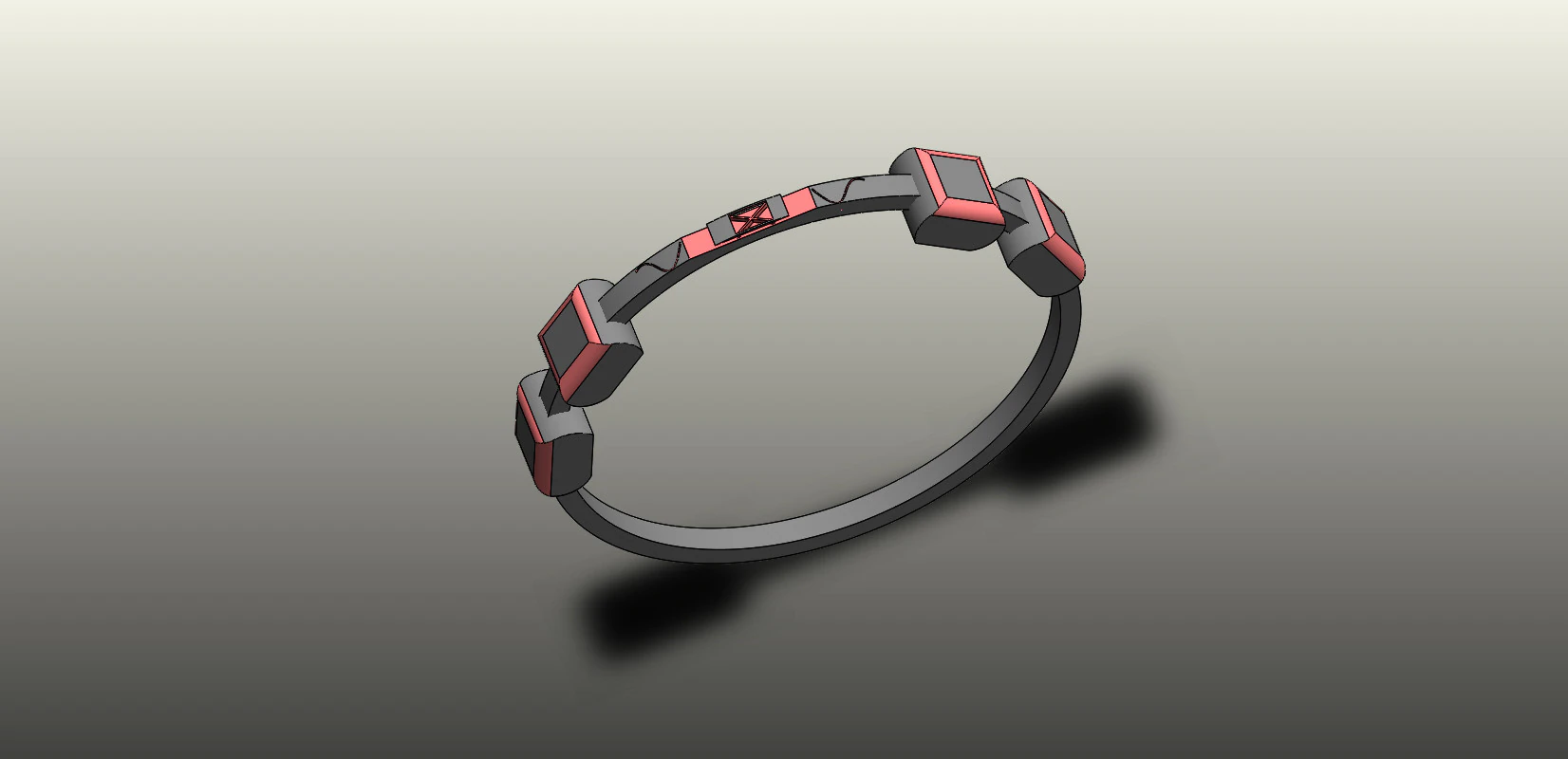 Ring design idea 8 3D Model .c4d .max .obj .3ds .fbx .stl .blend 