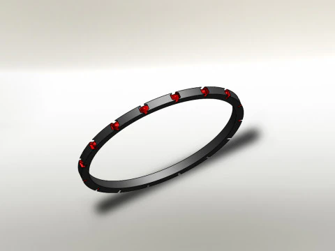 Modello dell'anello 10 Modello 3D