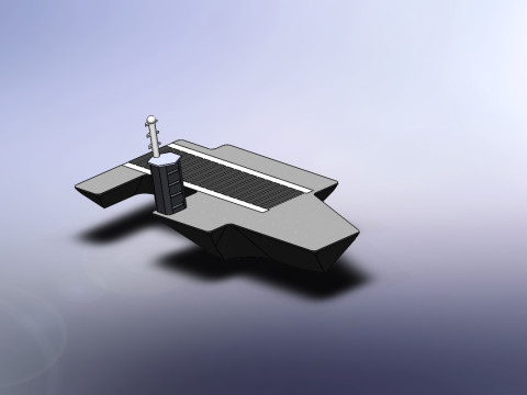 Aircraft carrier 3D-Modell