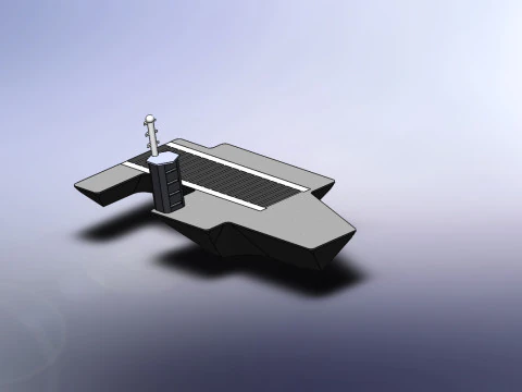 Lotniskowiec Model 3D