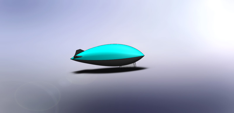 Blimp Modello 3D .c4d .max .obj .3ds .fbx .stl .blend 