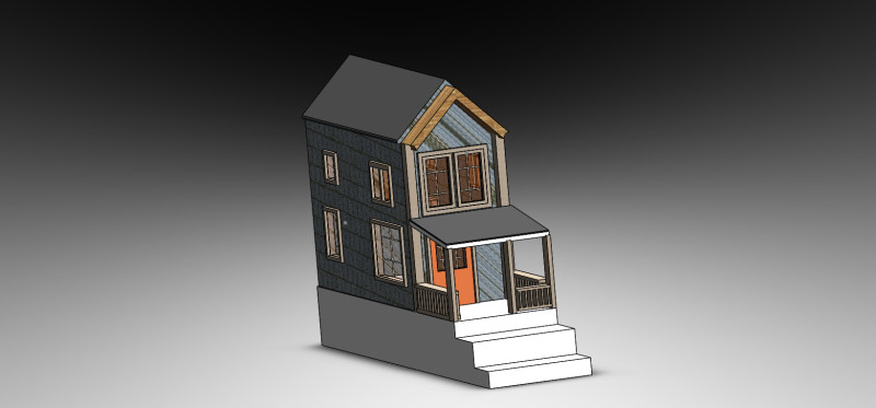 Cabin in the wood 3D मॉडल .c4d .max .obj .3ds .fbx .stl .blend 