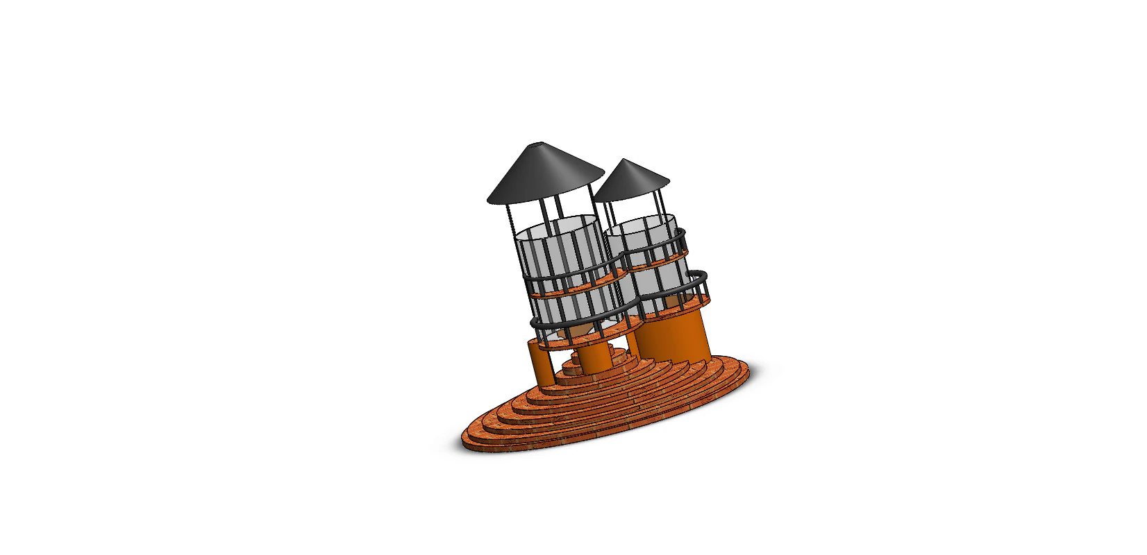 Castle 3D Model .c4d .max .obj .3ds .fbx .stl .blend 