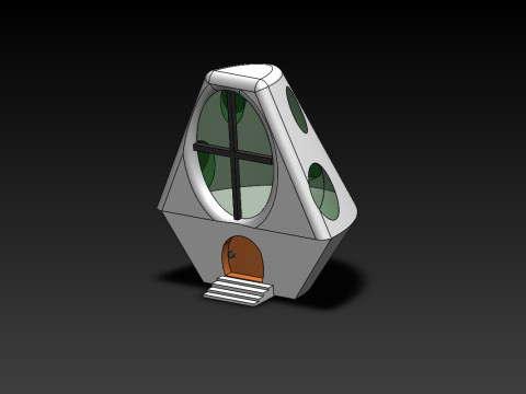 Hobbit house 3D मॉडल