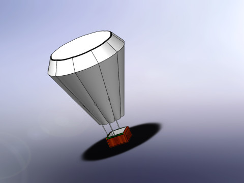 Hot air ballon 3D 모델