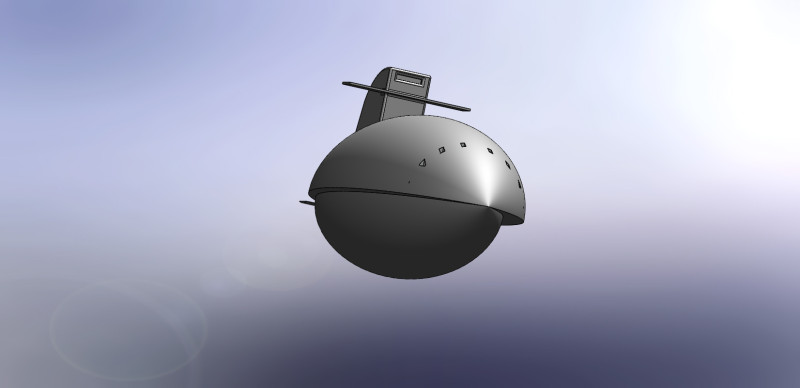 Submarine 3D Model .c4d .max .obj .3ds .fbx .stl .blend 