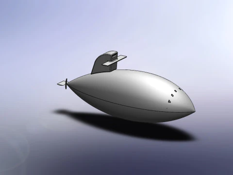 Submarino Modelo 3D