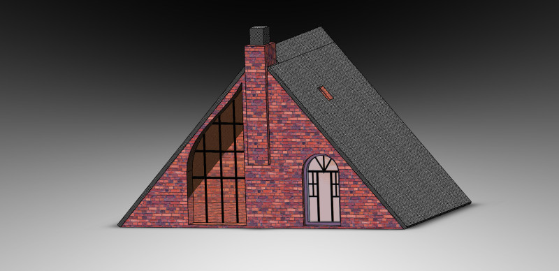 Small house 3D Model .c4d .max .obj .3ds .fbx .stl .blend 