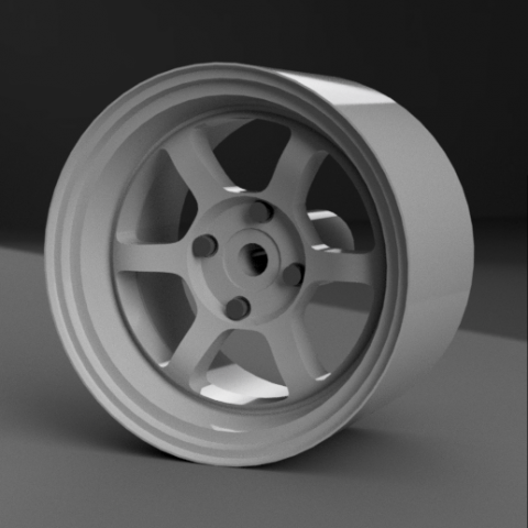 1-64 Rim Wheel T37 Modèles 3D en vedette .c4d .max .obj .3ds .fbx .stl .blend 