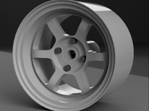 1-64 Rim Wheel T37 3D Print Model