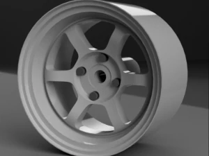 1-64 Llanta Rueda T37 Modelo de impresión 3D