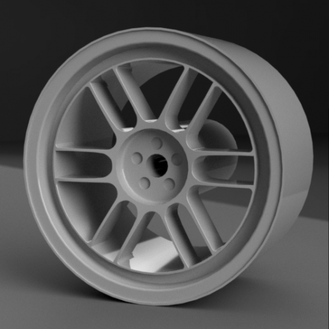 1-64 Rim Wheel E RPF1 Model Cetak 3D .c4d .max .obj .3ds .fbx .stl .blend 