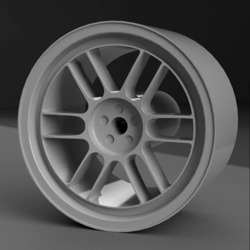 1-64 Rim Wheel E RPF1 3D Print Model .c4d .max .obj .3ds .fbx .stl .blend