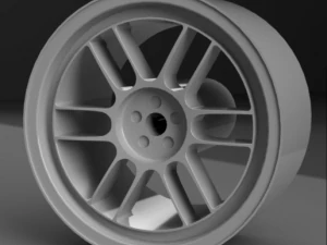 1-64 Llanta Rueda E RPF1 Modelo de impresión 3D