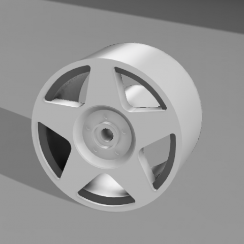 1-64 Rim Wheel F 52 tarmac 3Dプリントモデル .c4d .max .obj .3ds .fbx .stl .blend 