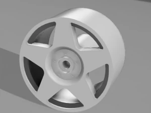 1-64 リム ホイール F 52 ターマック 3Dプリントモデル