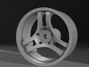 1-64 Rim wheel A R ver2 3D Print Model