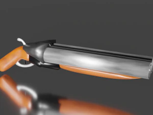 Sawed off shotgun 3D Model