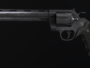 Colt Anaconda 44 Magnum Game ready model Modelo 3D