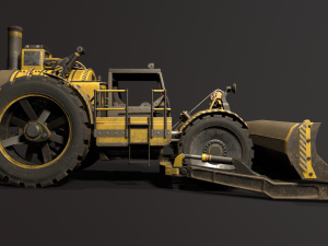 Steam Bulldozer Gameraedy model 3D मॉडल