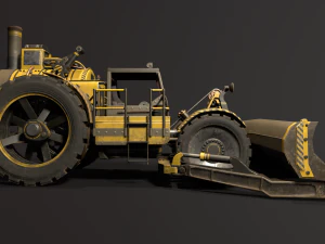Modelo Gameraedy Steam Bulldozer Modelo 3D