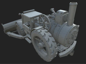Modelo Gameraedy Steam Bulldozer Modelo 3D