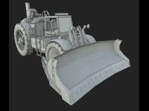 Modelo Gameraedy Steam Bulldozer Modelo 3D