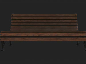 Garden Bench Modelo 3D