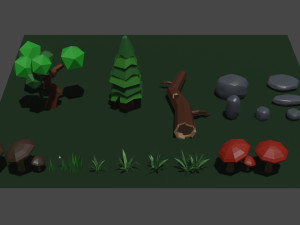 LowPoly Pack 3D 模型