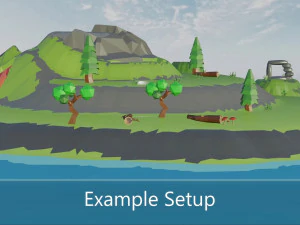 Pacchetto risorse LowPoly Modello 3D