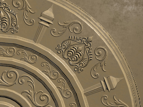 Gothic Platform Shader CG Textures