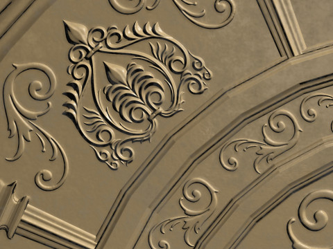 Gothic Platform Shader CG Textures
