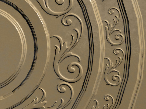 Gothic Platform Shader CG Textures