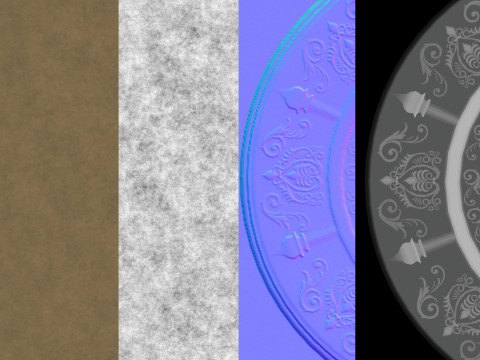 Gothic Platform Shader CG Textures