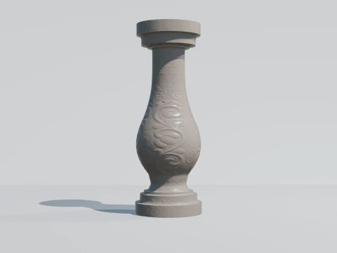 Balaustra con ornamenti CG Textures