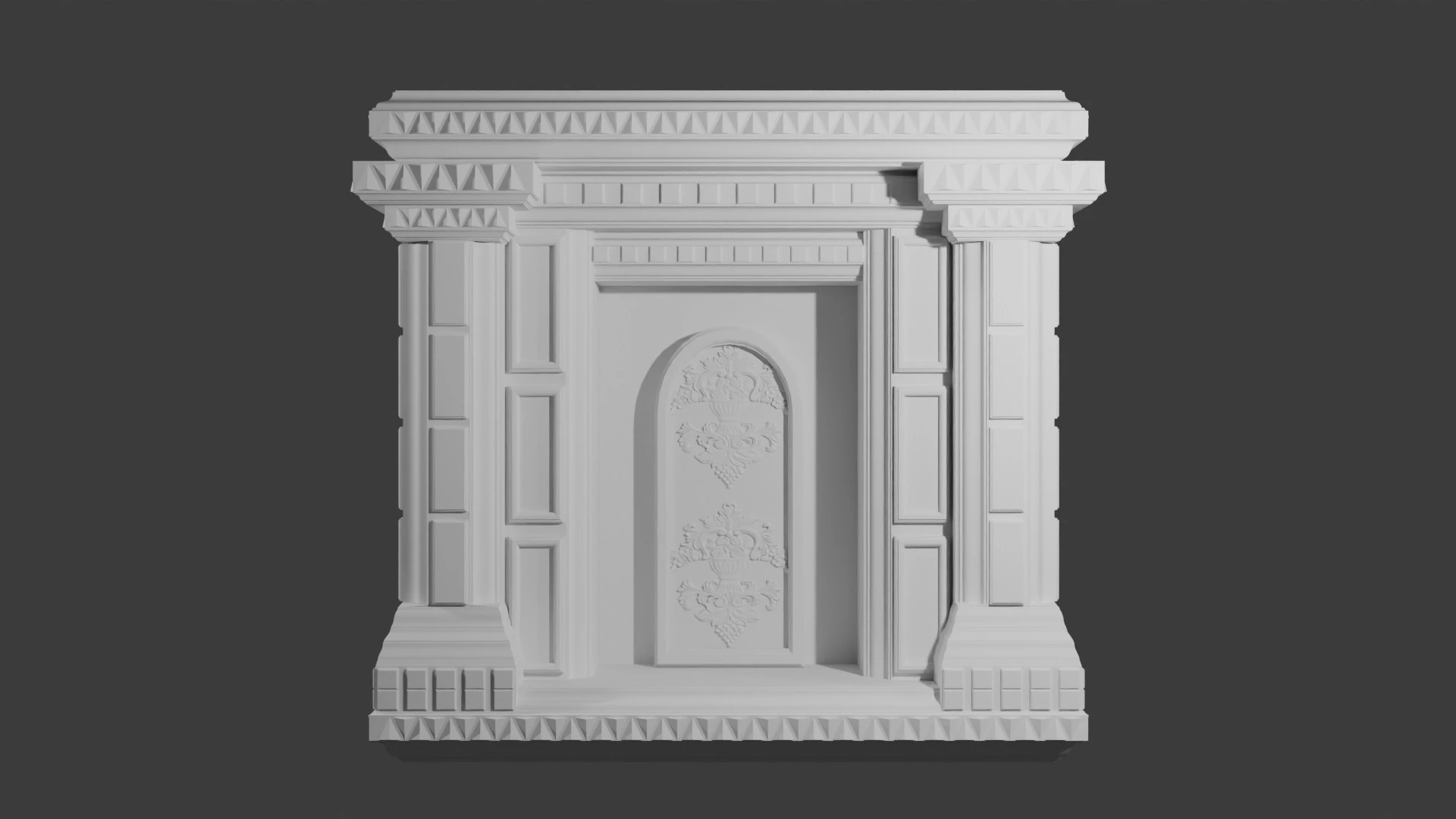 Corinthia Monument Build 3D Model .c4d .max .obj .3ds .fbx .stl .blend