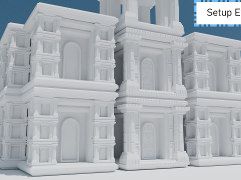 Corinthia Monument Build 3D Model