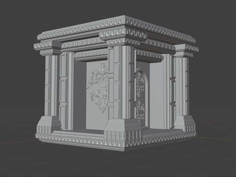 Corinthia Monument Build 3D Model