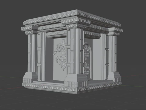 Corinthia Monument Build 3D Model