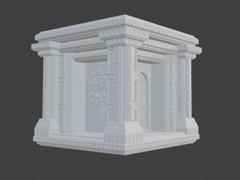 Corinthia Monument Build 3D Model